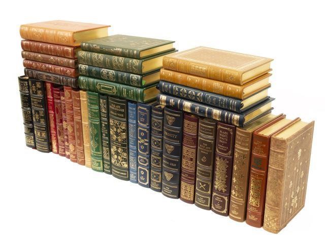 (34) FRANKLIN LIBRARY LEATHER BOUND