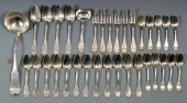 34 PCS. OLIVE PATTERN FLATWARE