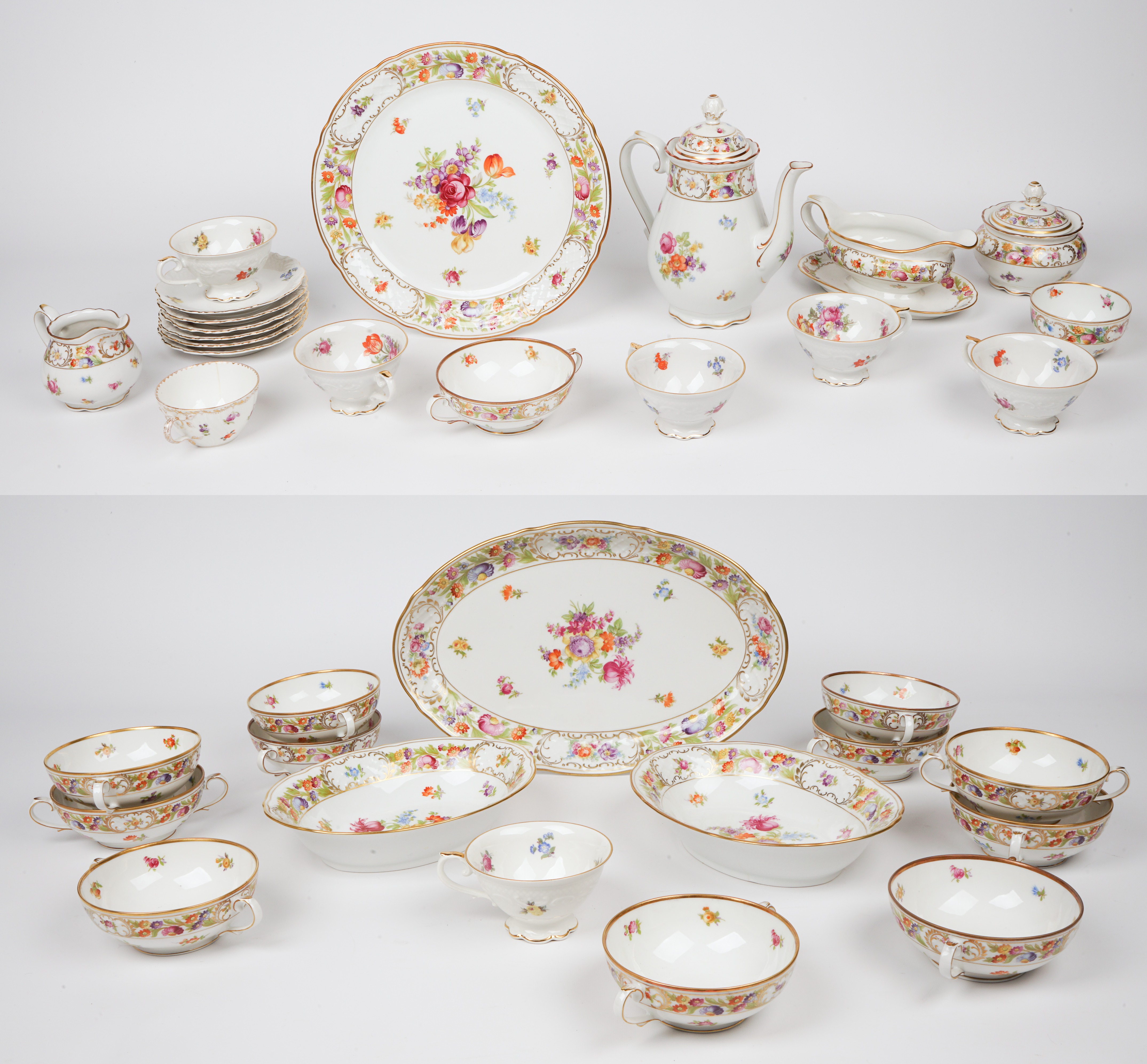 (34) Pcs Schumann porcelain