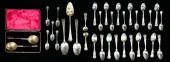 34 PIECES ENGLISH STERLING FLA