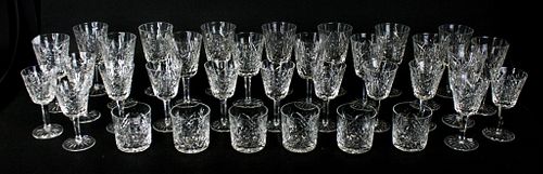 34 PIECES WATERFORD CLARE CRYSTAL