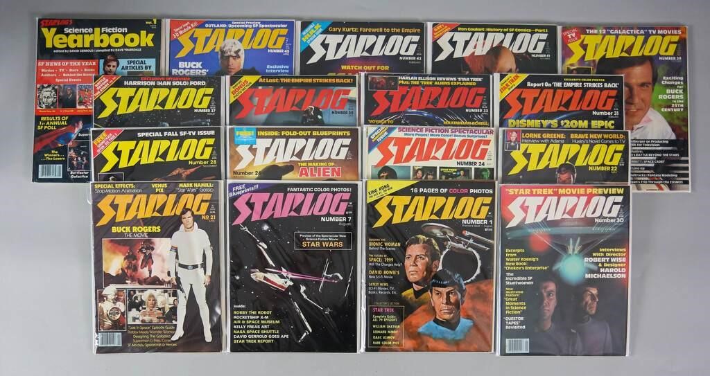 34 STARLOG MAGAZINES STAR WARS STAR