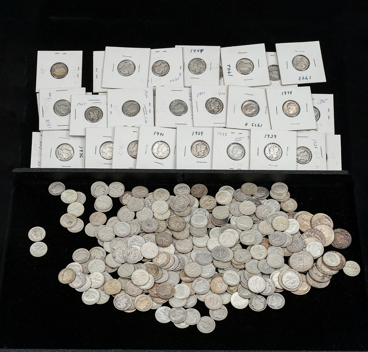 340+ PRE-1964 SILVER DIME & QUARTER