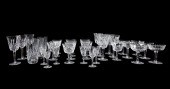 34PCS WATERFORD CRYSTAL "LISMO