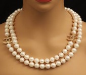 35"-12MM CONTINUOUS PEARL NECK
