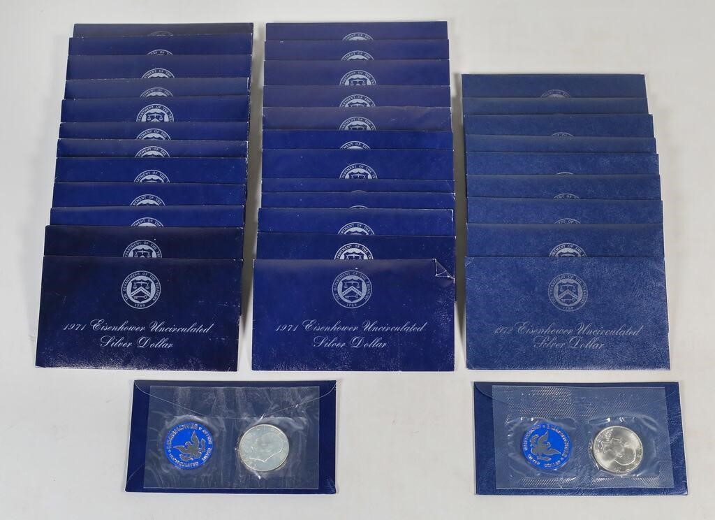 35 EISENHOWER UNCIRCULATED SILVER