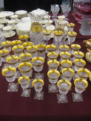 35 pc. Cut Crystal Table Service