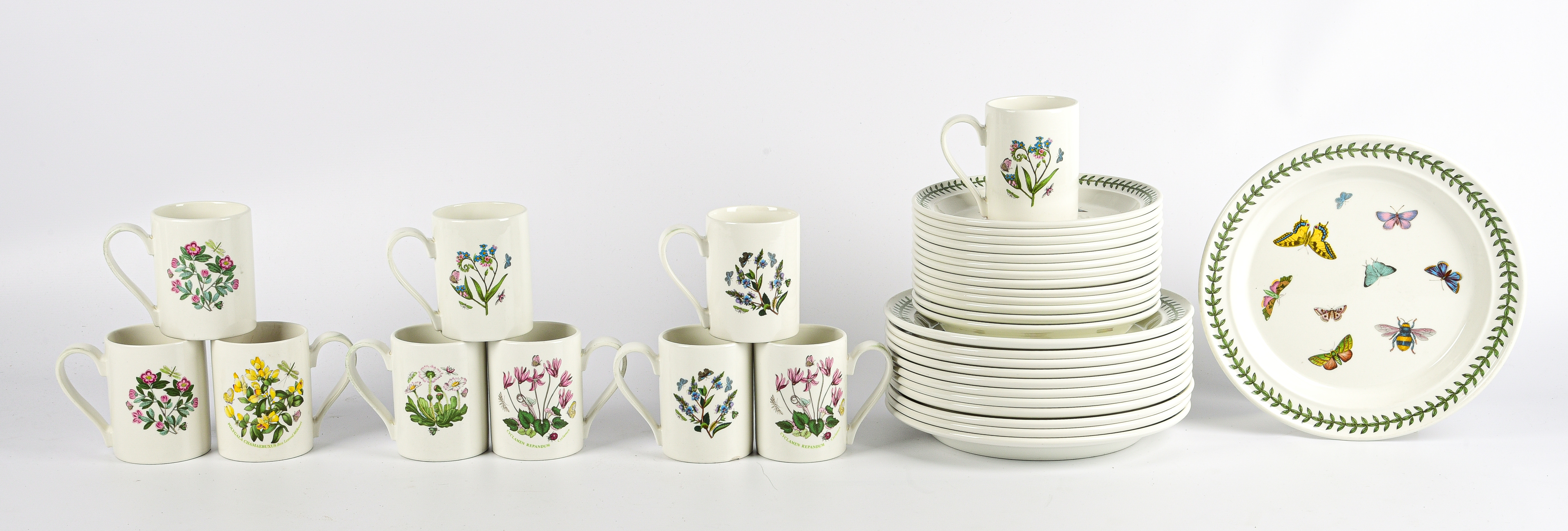 (35) Pcs Portmeirion porcelain