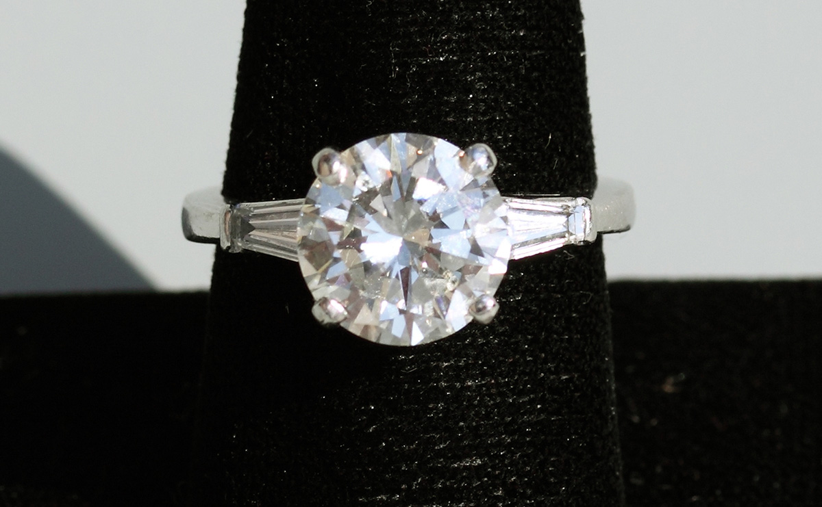 3.53 Carat Diamond Solitaire Ring