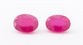 3.55 CTTW. PAIR OF LOOSE OVAL-