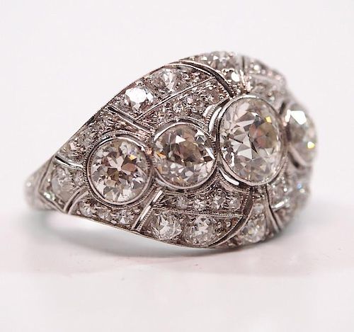3.58CT DIAMOND RINGA Ladies antique