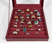 35PC VINTAGE STERLING SILVER F