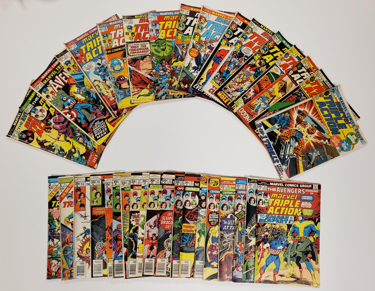 36 MARVEL TRIPLE ACTION COMIC
