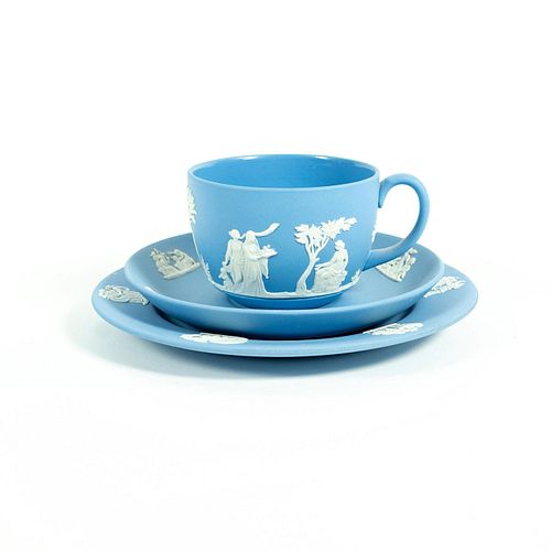 36 PC WEDGWOOD BLUE JASPERWARE CUPS