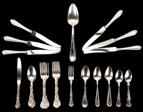 36 PCS. GORHAM ANTIQUE STERLING