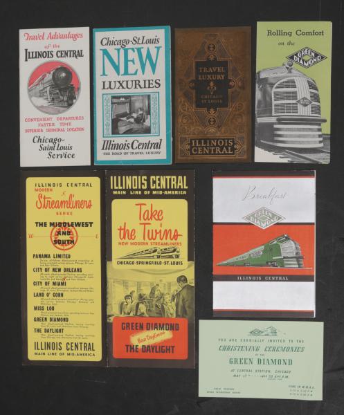 36 PIECES OF ILLINOIS CENTRAL