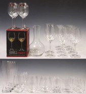 (36) RIEDEL COLORLESS GLASS DR