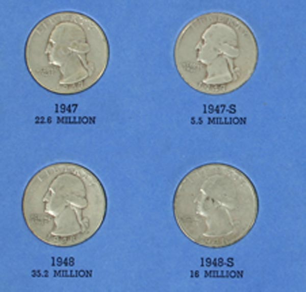 36 Silver Washington Quarters