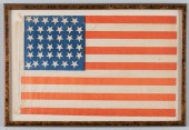 36 STAR PARADE FLAGFramed 36 s
