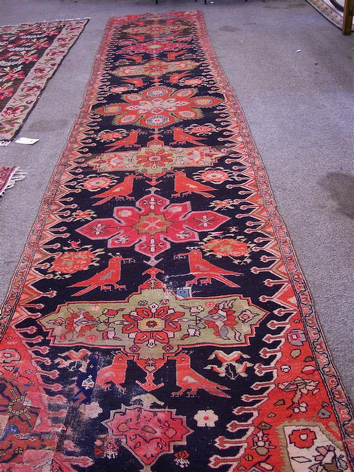 3.6 x 17.11Turkish runner, repairs,