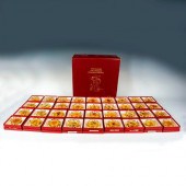 36PC HUMMEL GOLD CHRISTMAS ORN