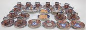 36PC JAPANESE IMARI PORCELAIN