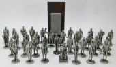 36PC LANCE FINE PEWTER PRESIDE