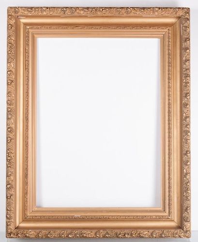 37-1/2" X 29-5/8" GESSOED & GILT
