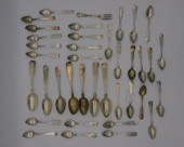 (37) COIN SILVER PIECES. 19TH