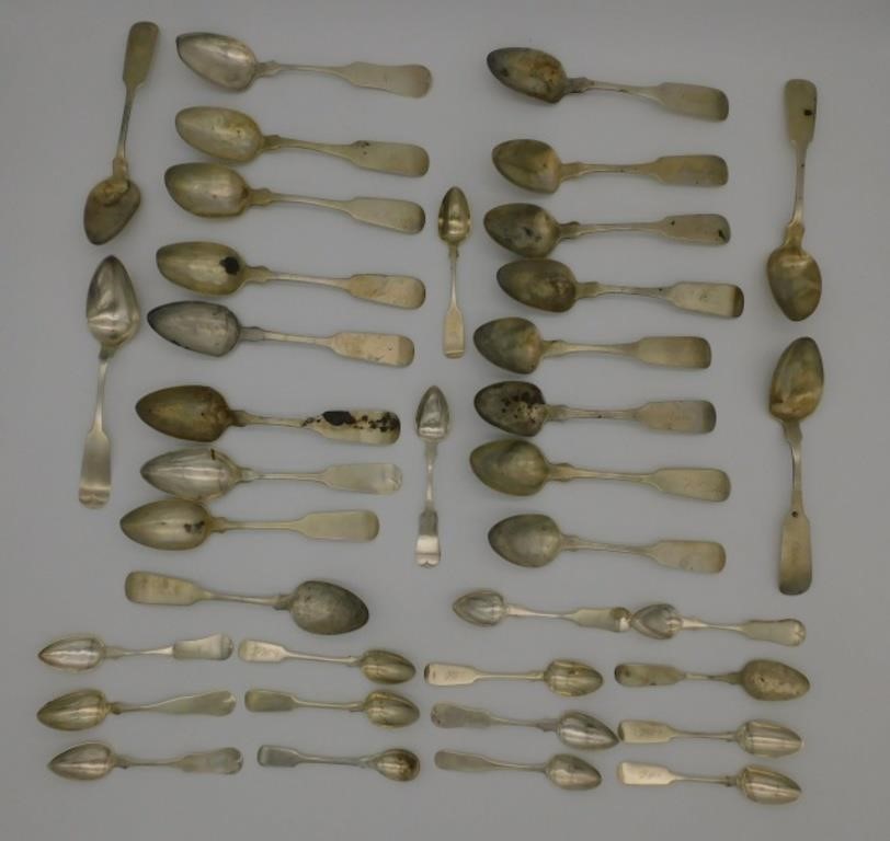 (37) COIN SILVER SPOONS, TO