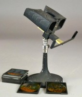 (37) Colored Glass Slides & Ma