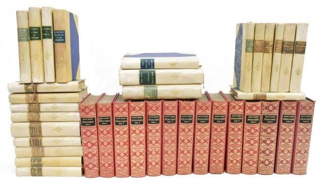 (37) FRENCH LIBRARY SHELF BOOKS(lot