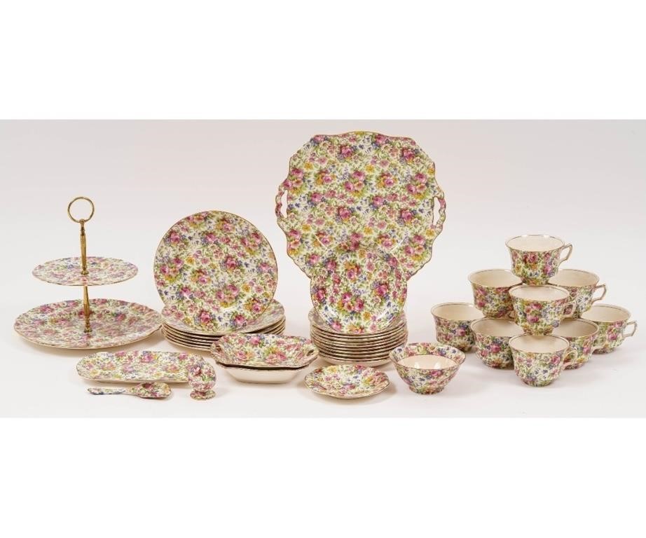 37 piece set of Royal Winton