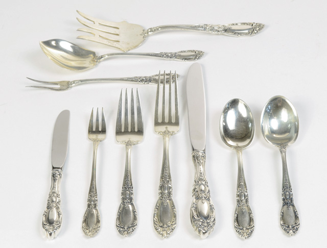 37 PIECE TOWLE STERLING FLATWARE