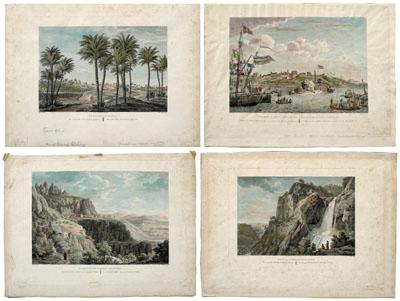 37 Spanish scenic engravings: