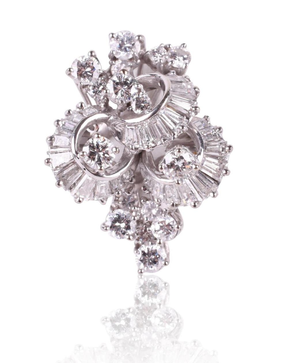 3.75 CARAT DIAMOND 14K WHITE GOLD
