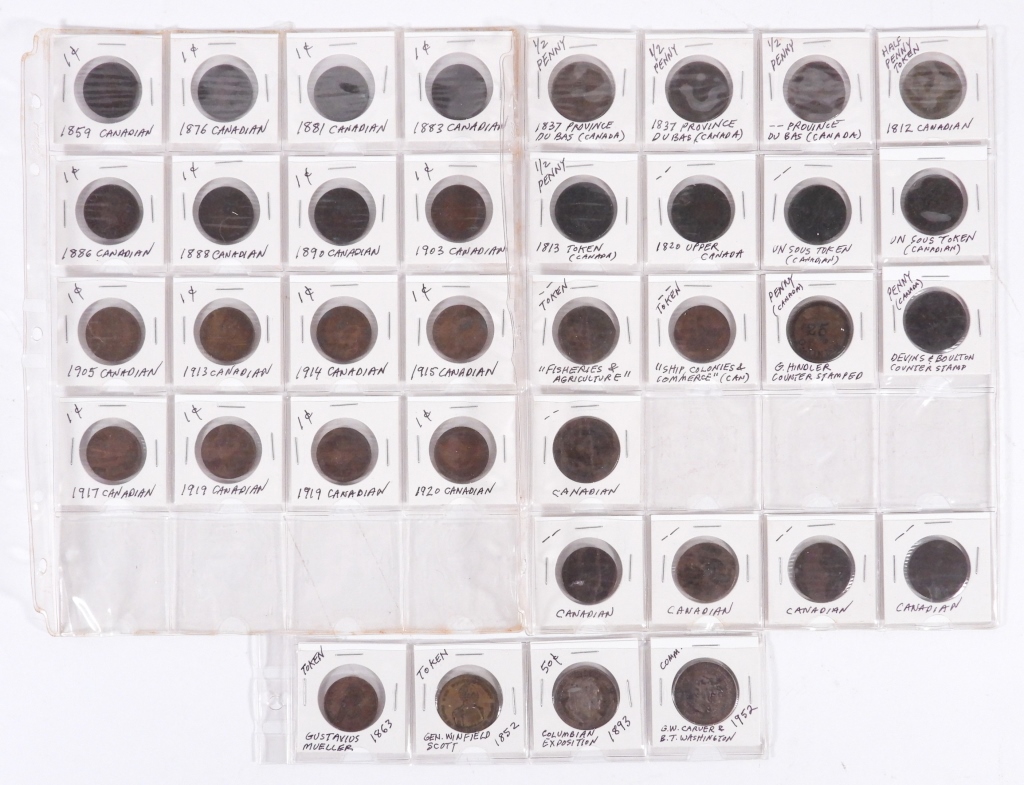 37PC NORTH AMERICAN TOKEN &