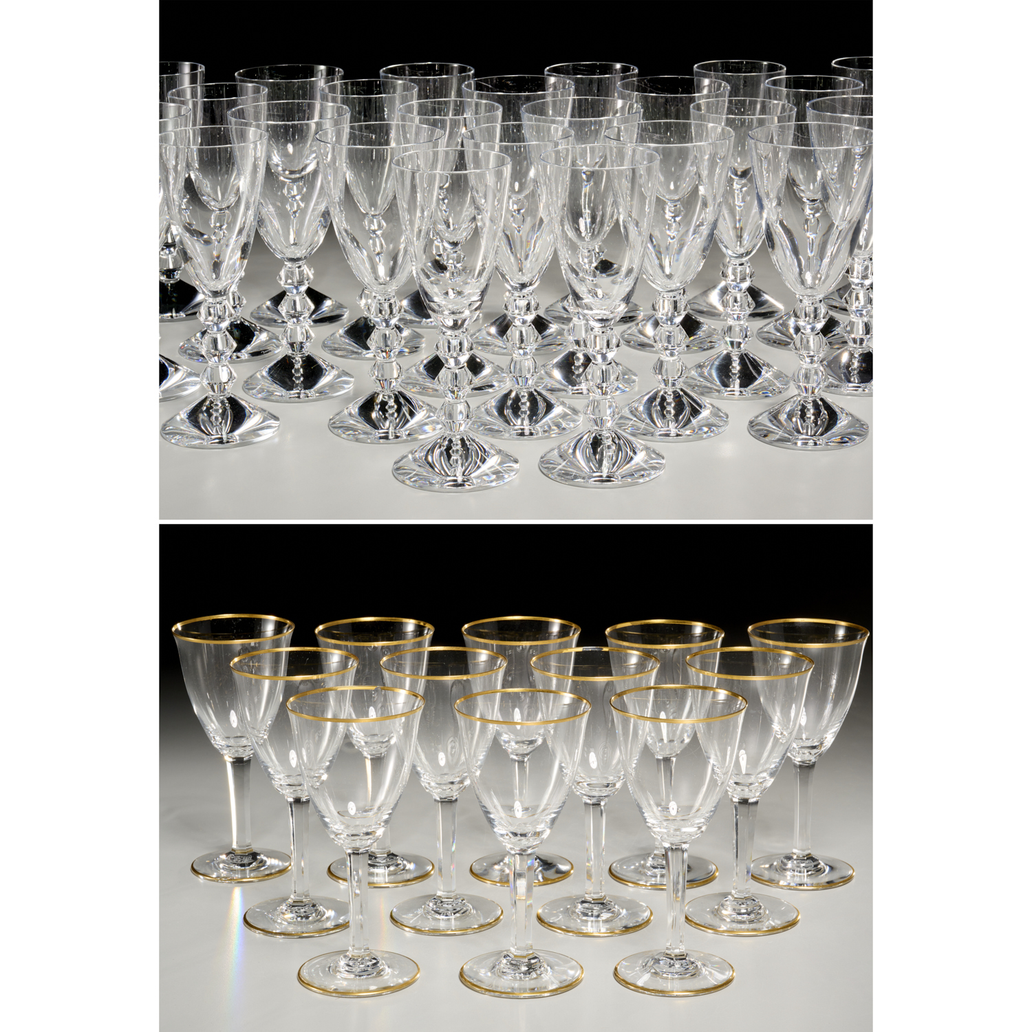 (38) PIECE ASSEMBLED BACCARAT
