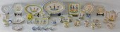 38 PIECES OF QUIMPER TABLEWARE