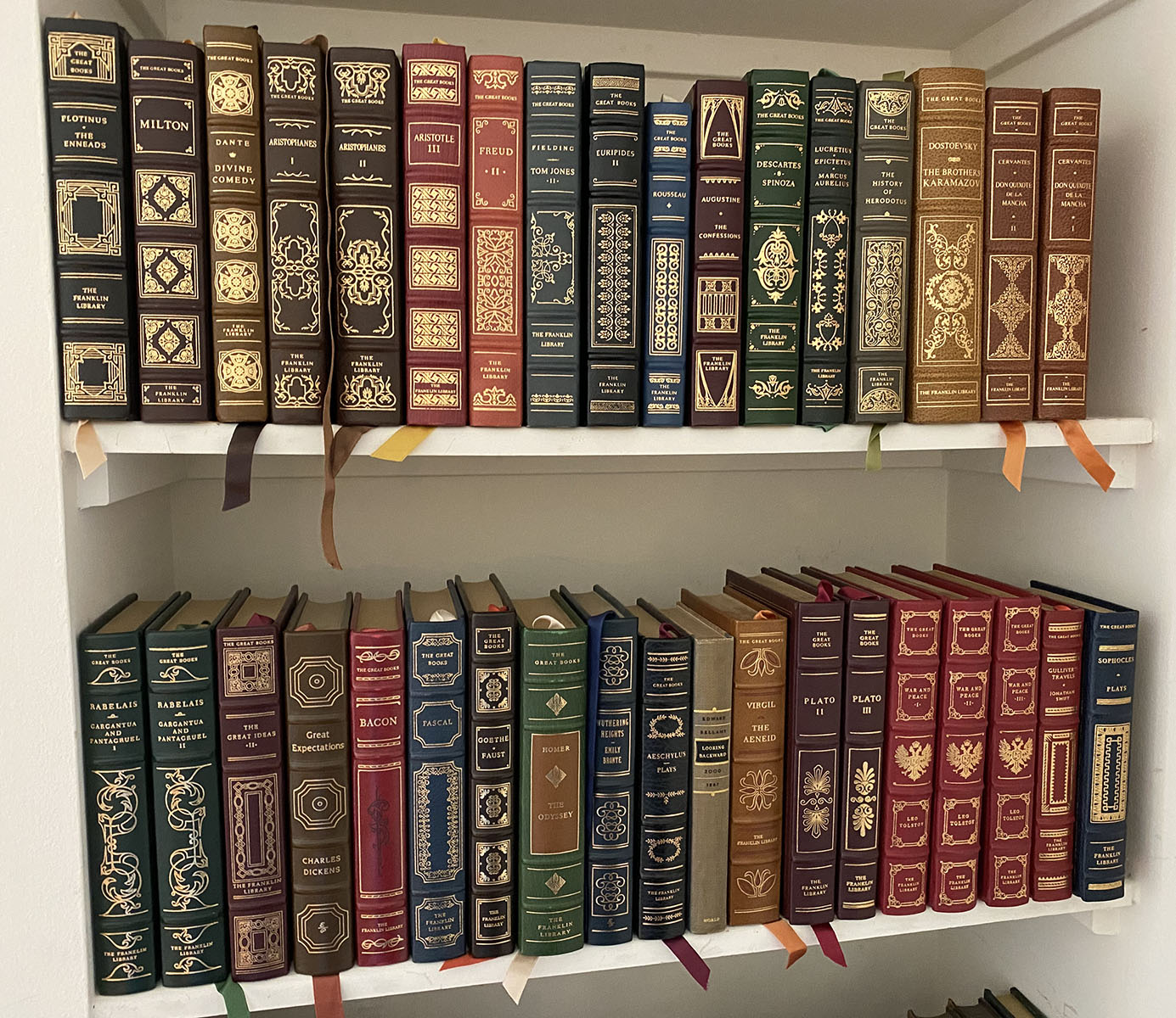 38 VOLUME FRANKLIN LIBRARY