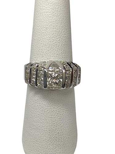 3.88CTS PRINCESS CUT DIAMOND