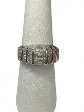 3.88CTS PRINCESS CUT DIAMOND E