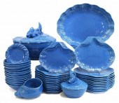 (39) ITALIAN ESTE BLUE GLAZED
