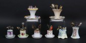 39 STICK PINS WITH PORCELAIN H