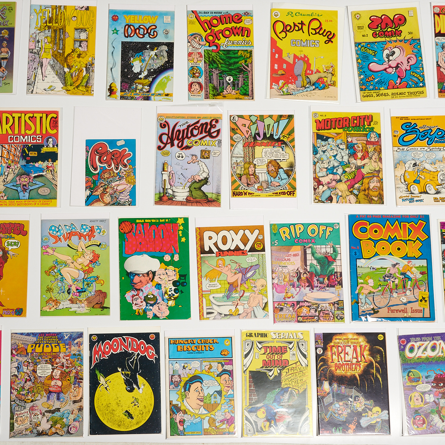 (39) UNDERGROUND & ADULT COMICS