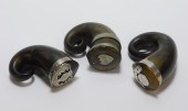 3PC 18C EUROPEAN SNUFF MULL HO