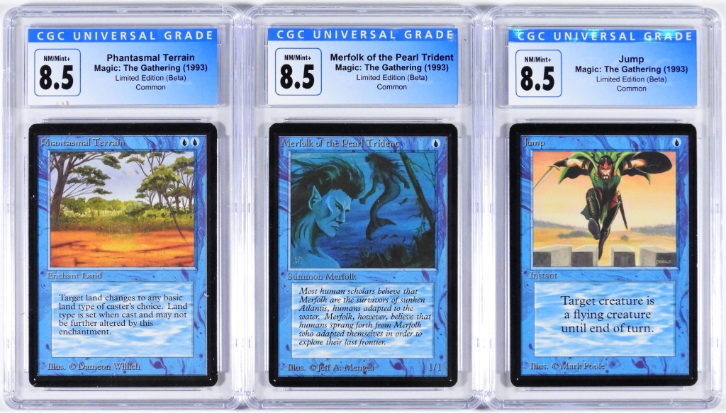 3PC 1993 MAGIC THE GATHERING BETA