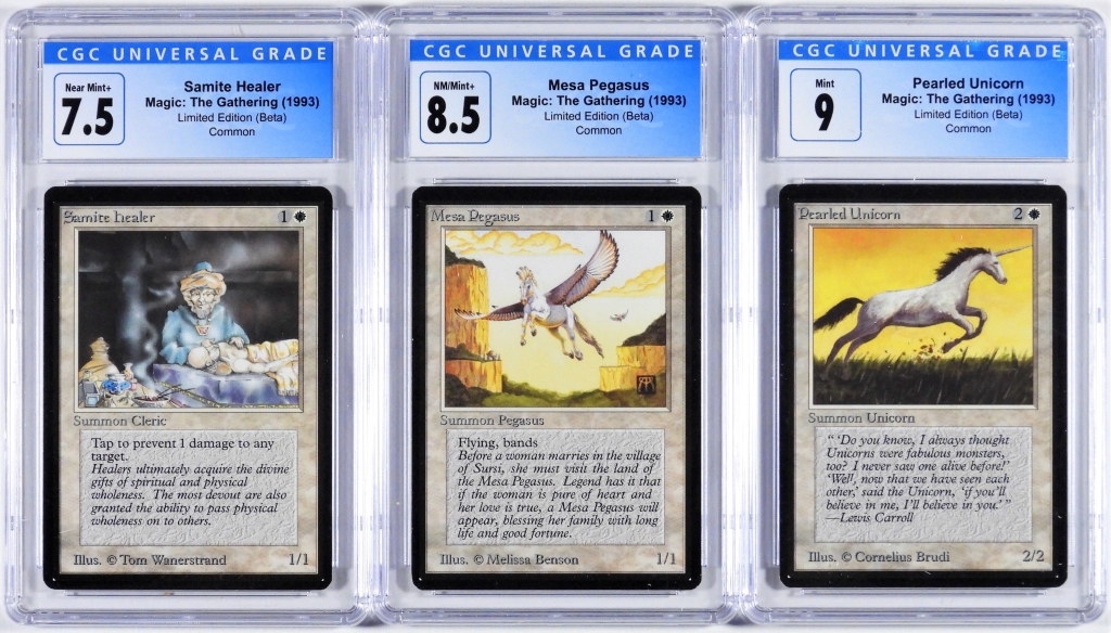 3PC 1993 MAGIC THE GATHERING BETA