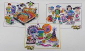 3PC 1993 MATTEL HOT WHEELS ATT