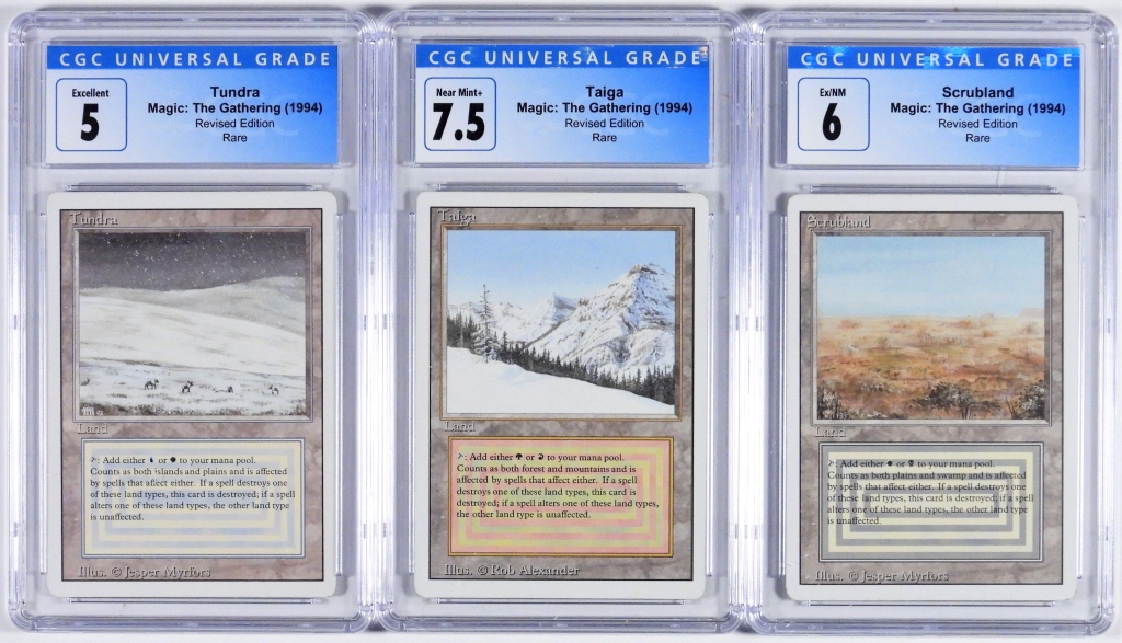 3PC 1994 MTG REVISED SCRUBLAND